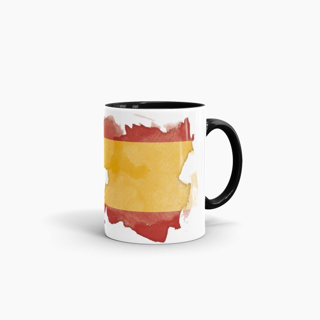 Tasse Wasserfarben Spanien Schwarz