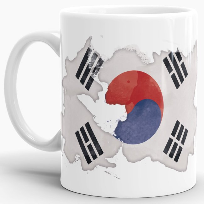 Tasse Wasserfarben S&uuml;dkorea