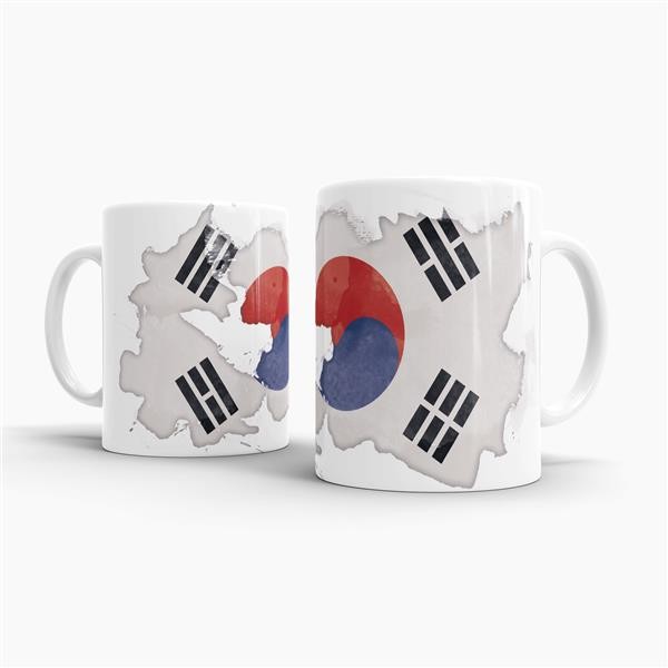 Tasse Wasserfarben S&uuml;dkorea