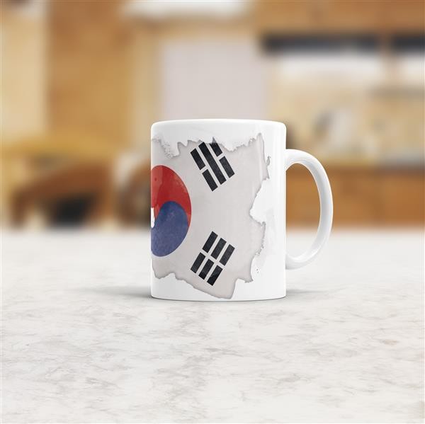 Tasse Wasserfarben S&uuml;dkorea