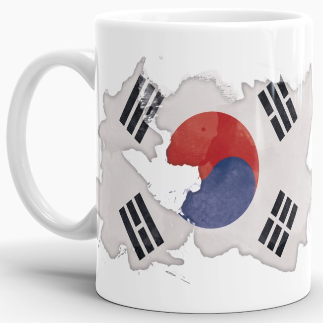 Tasse Wasserfarben S&uuml;dkorea