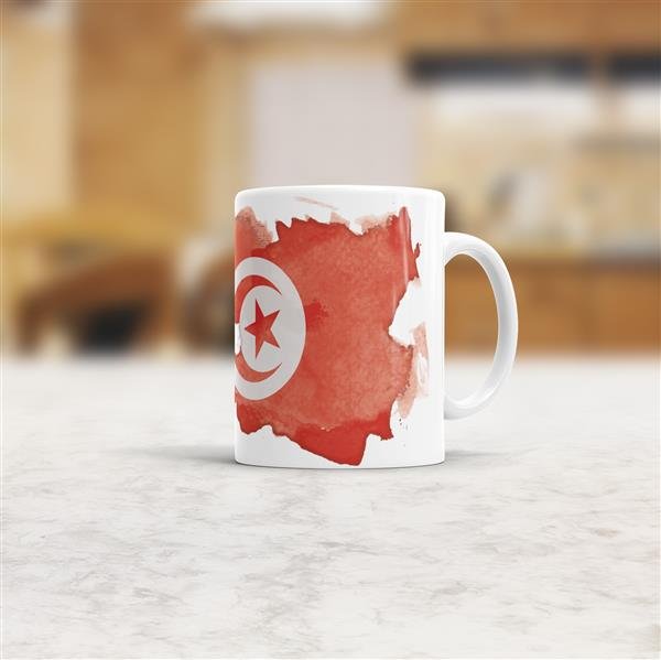 Tasse Wasserfarben Tunesien