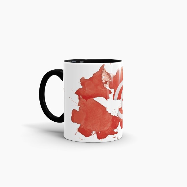 Tasse Wasserfarben Tunesien Schwarz