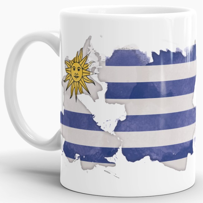 Tasse Wasserfarben Uruguay