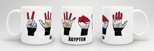 Tasse Handzeichen &Auml;gypten