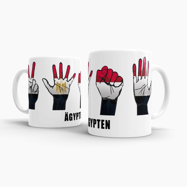 Tasse Handzeichen &Auml;gypten