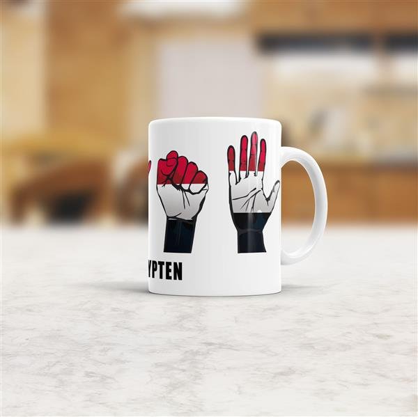 Tasse Handzeichen &Auml;gypten