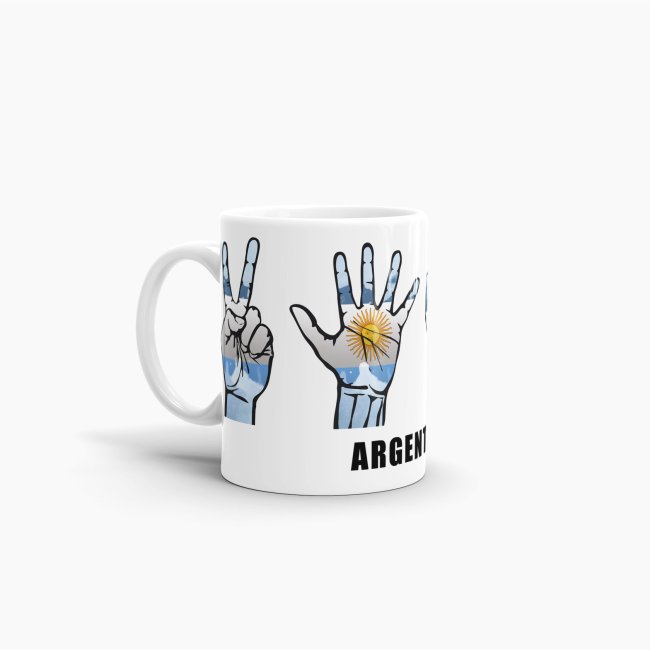 Tasse Handzeichen Argentinien