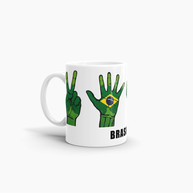 Tasse Handzeichen Brasilien