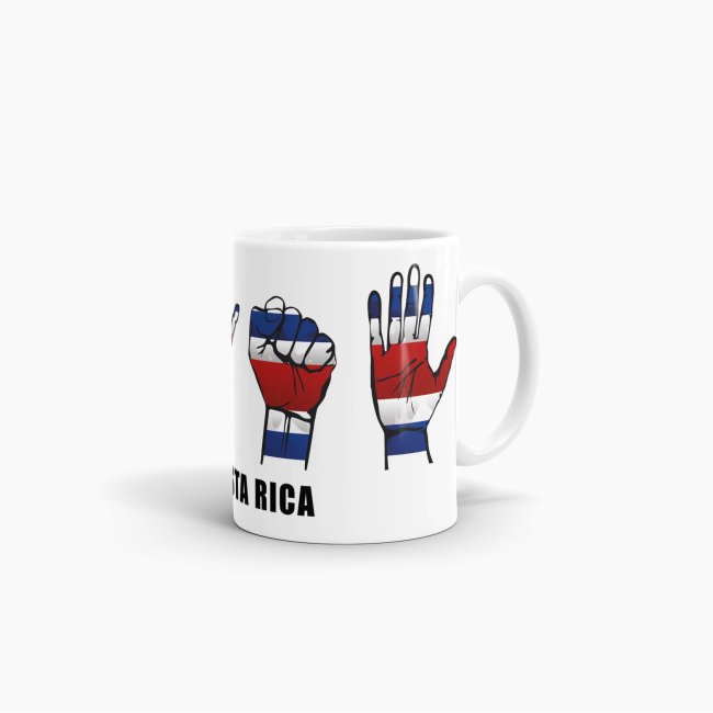 Tasse Handzeichen Costa Rica