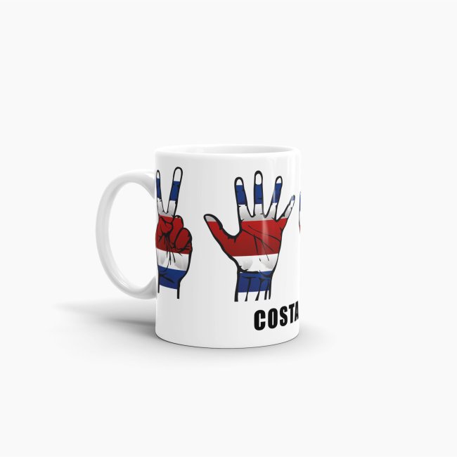 Tasse Handzeichen Costa Rica