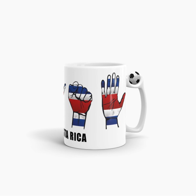 Tasse Handzeichen Costa Rica Fussball