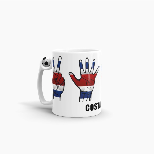 Tasse Handzeichen Costa Rica Fussball