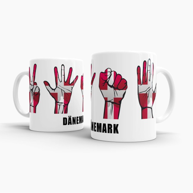 Tasse Handzeichen D&auml;nemark