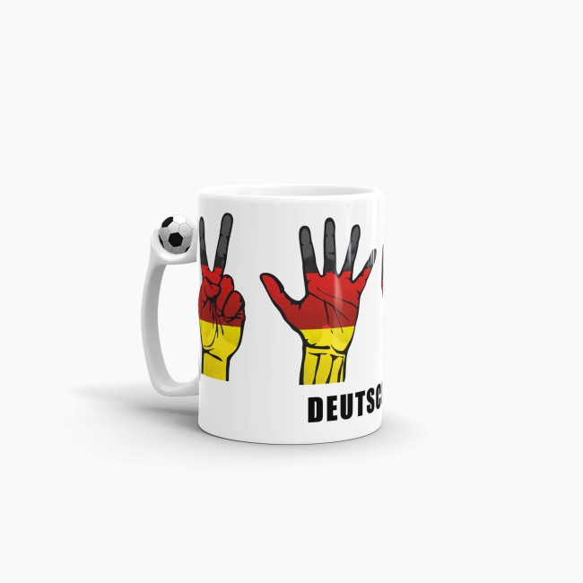 Tasse Handzeichen Deutschland Fussball