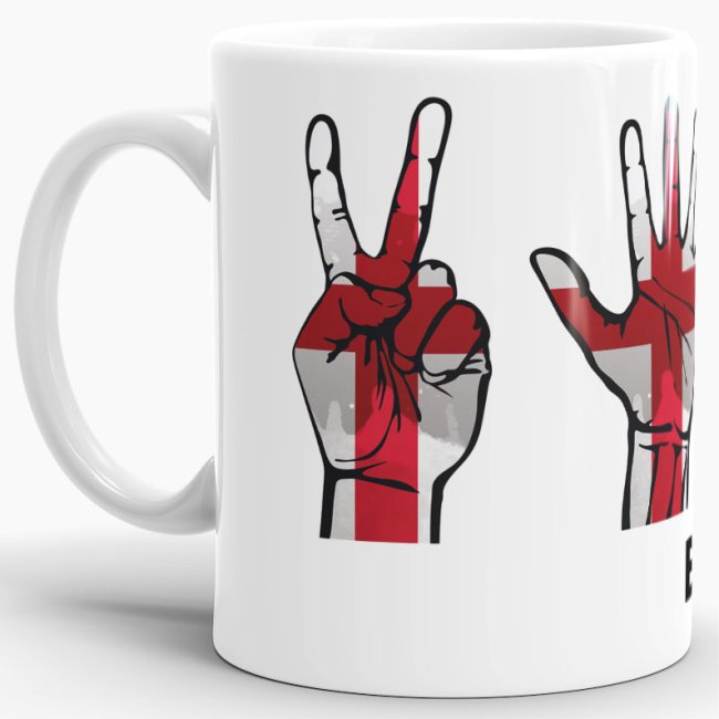 Tasse Handzeichen England