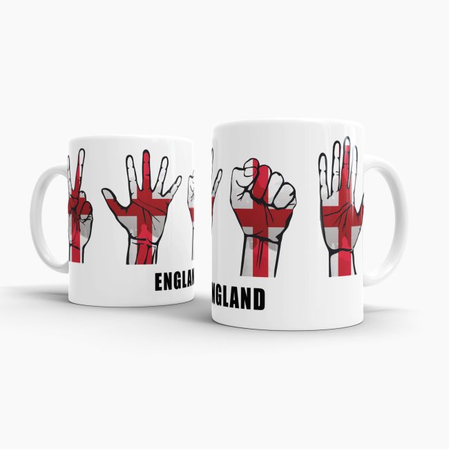 Tasse Handzeichen England