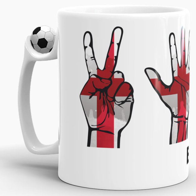 Tasse Handzeichen England Fussball