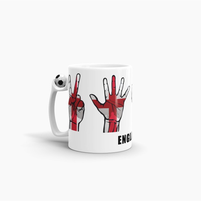 Tasse Handzeichen England Fussball