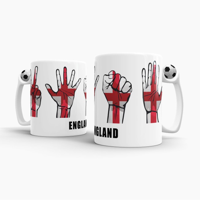 Tasse Handzeichen England Fussball