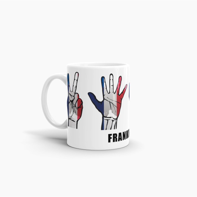 Tasse Handzeichen Frankreich