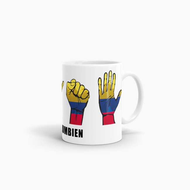 Tasse Handzeichen Kolumbien
