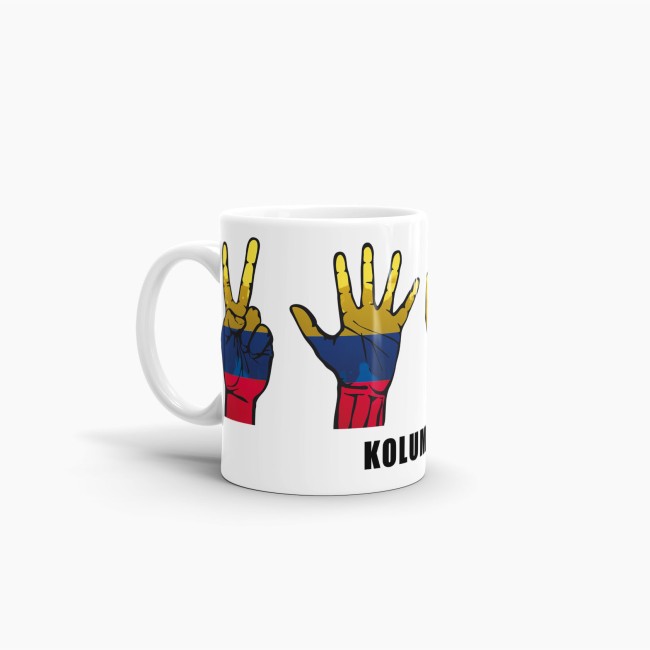 Tasse Handzeichen Kolumbien