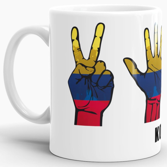 Tasse Handzeichen Kolumbien
