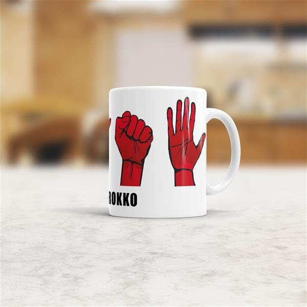 Tasse Handzeichen Marokko