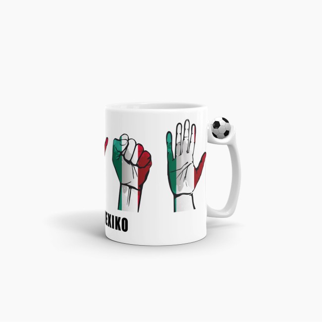 Tasse Handzeichen Mexiko Fussball