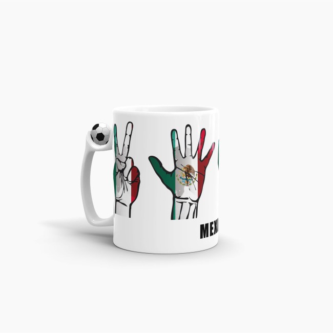 Tasse Handzeichen Mexiko Fussball