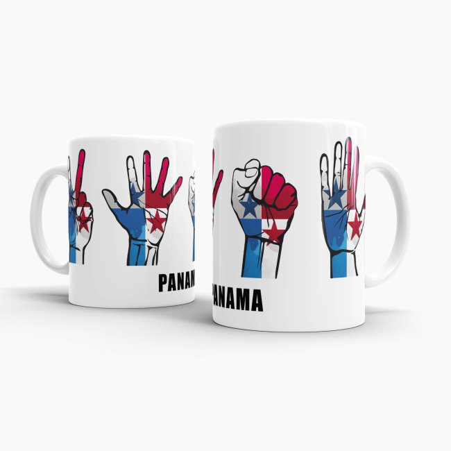 Tasse Handzeichen Panama