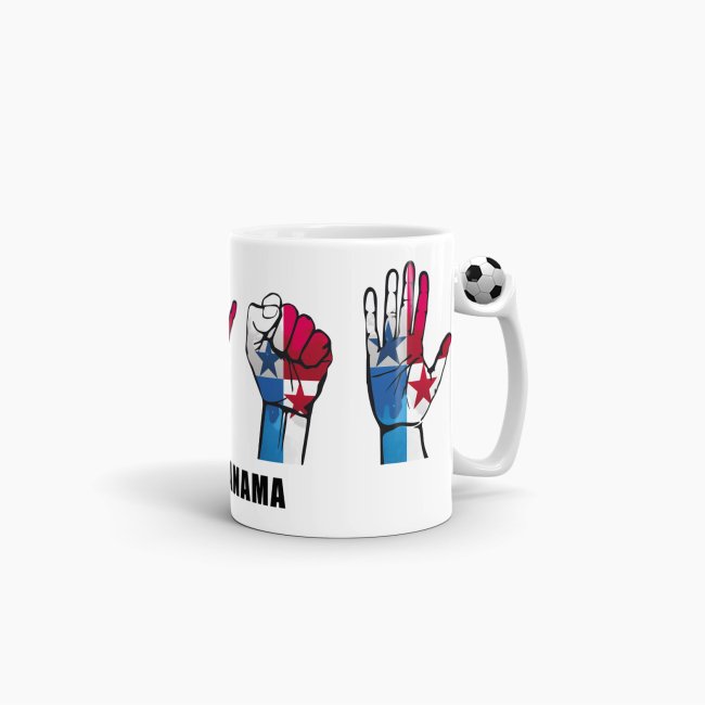 Tasse Handzeichen Panama Fussball