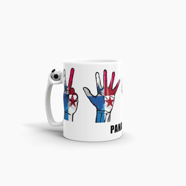 Tasse Handzeichen Panama Fussball