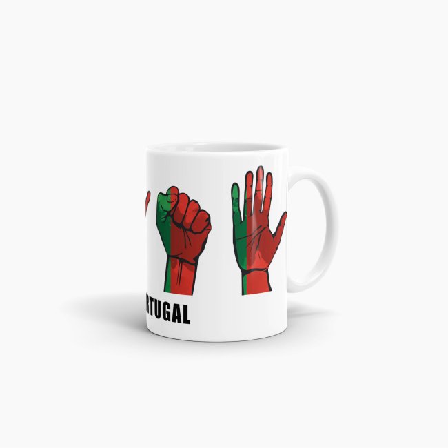 Tasse Handzeichen Portugal