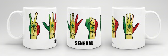 Tasse Handzeichen Senegal