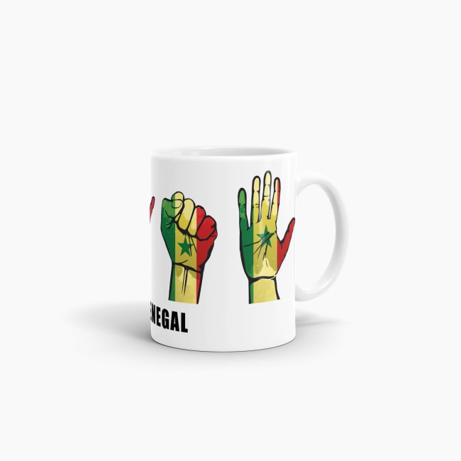 Tasse Handzeichen Senegal