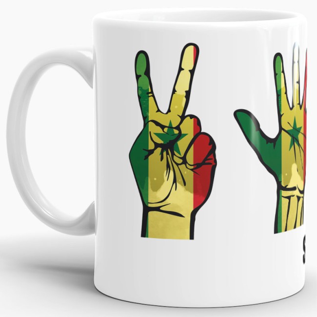 Tasse Handzeichen Senegal