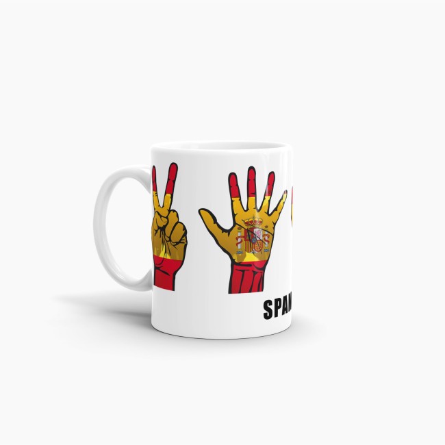 Tasse Handzeichen Spanien