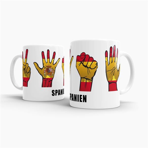 Tasse Handzeichen Spanien