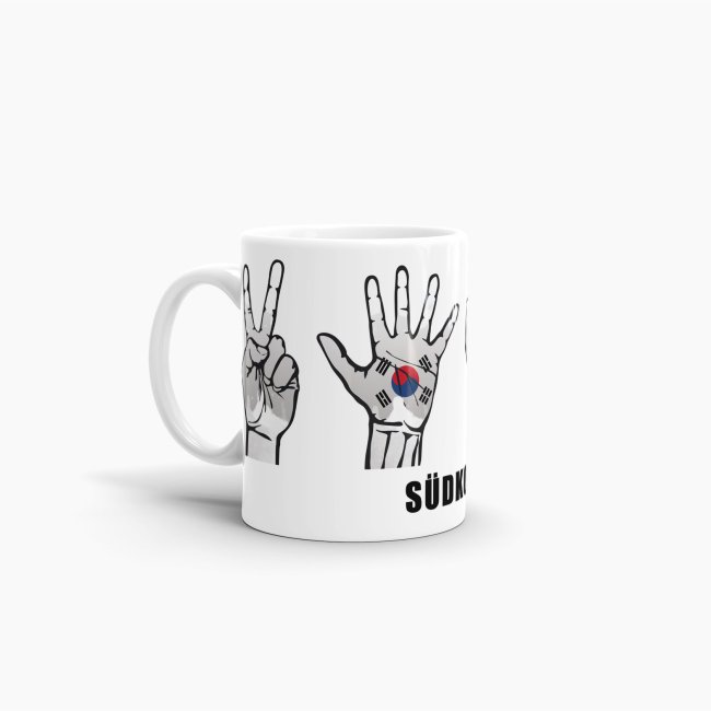Tasse Handzeichen S&uuml;dkorea