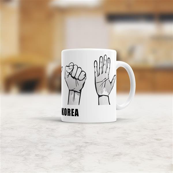 Tasse Handzeichen S&uuml;dkorea