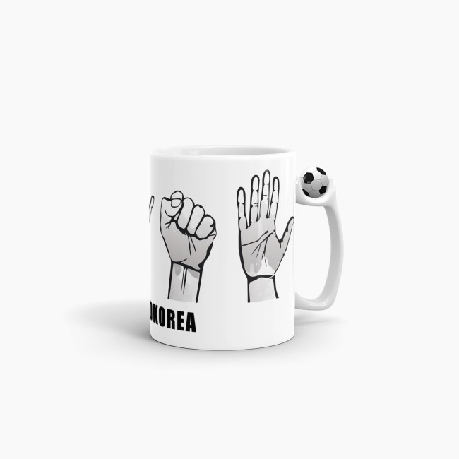 Tasse Handzeichen S&uuml;dkorea Fussball