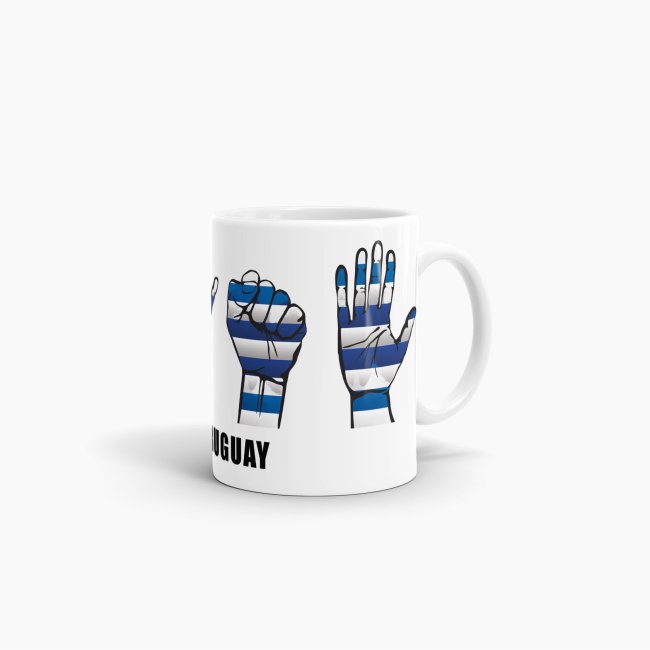 Tasse Handzeichen Uruguay