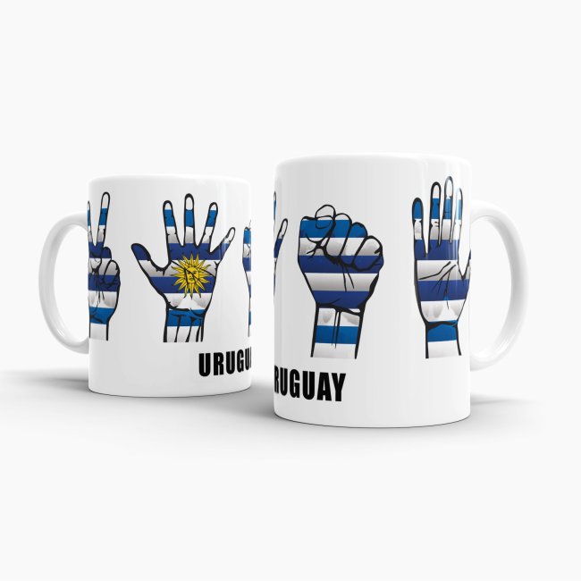 Tasse Handzeichen Uruguay