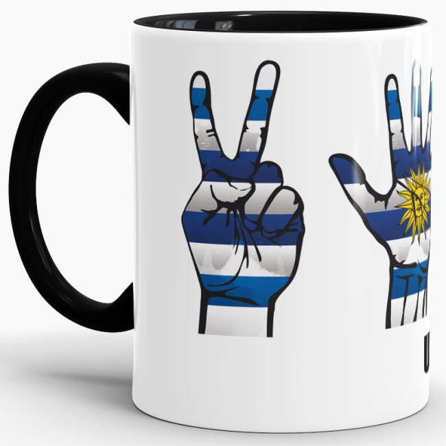 Tasse Handzeichen Uruguay