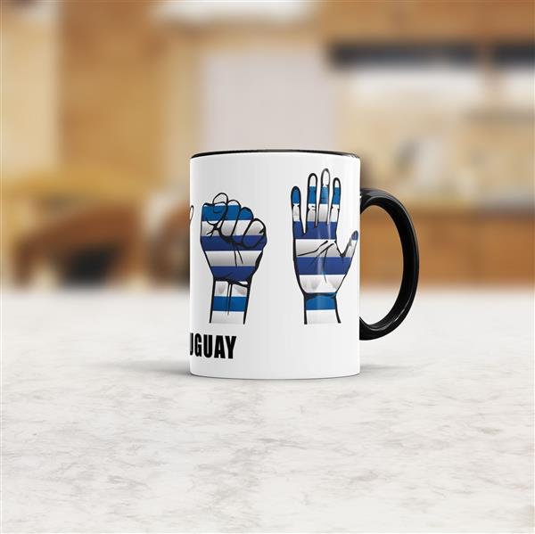 Tasse Handzeichen Uruguay