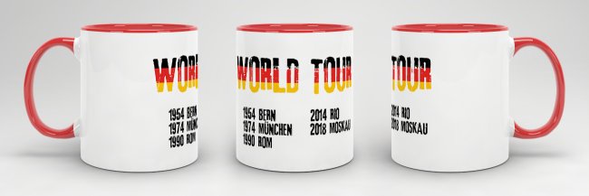 Tasse World Tour Rot