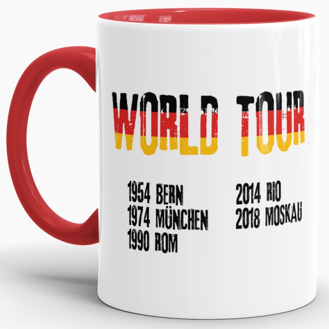 Tasse World Tour Rot