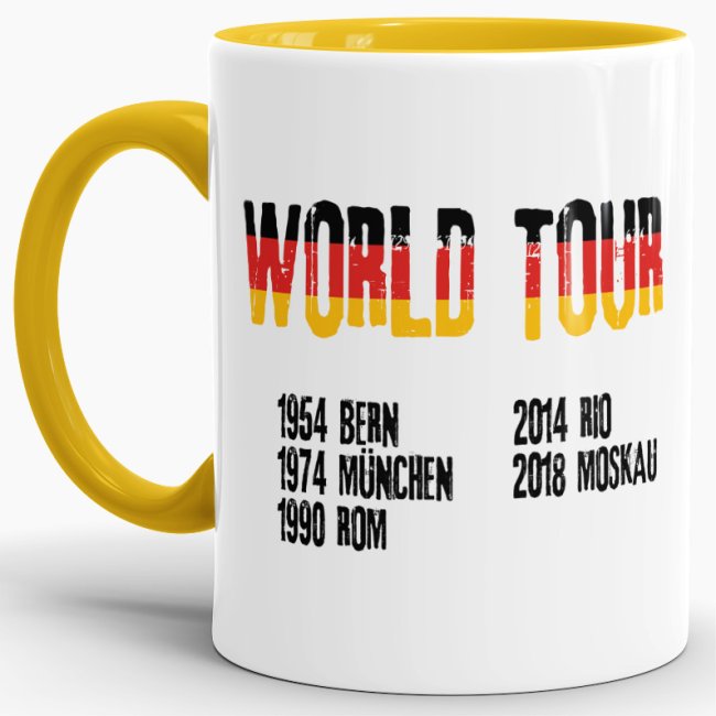 Tasse World Tour Gelb